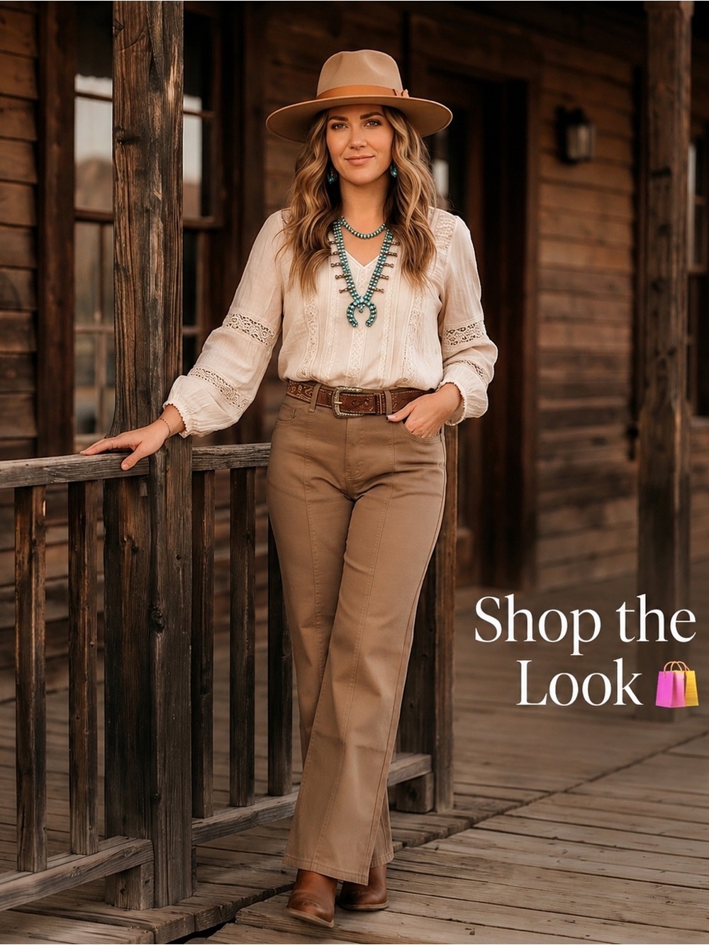 FLAMINGALS Brown Wide Leg Pants NWT | Made For Curves | Boho Western Chic | XL
